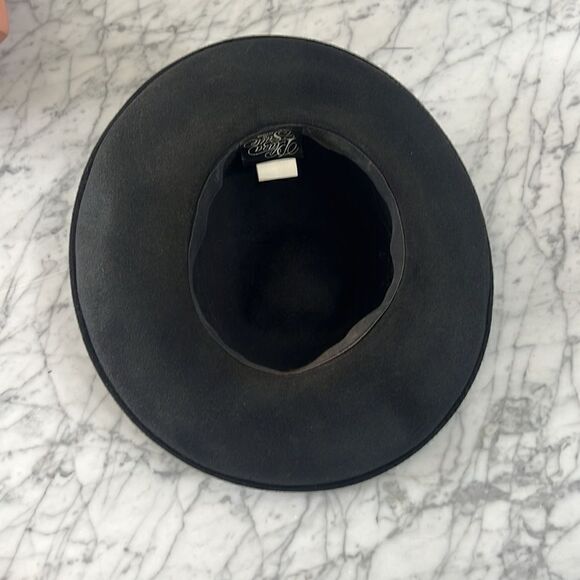 Vintage 90s Plaza Suite By Betmar Women\'s Black Velvet Ribbon Hat Beetlejuice main image 4